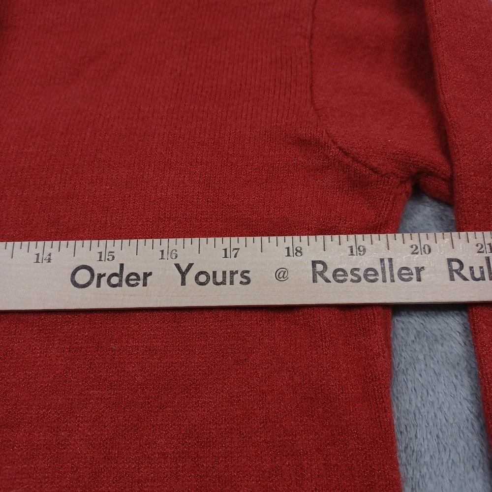 Anthropologie Sweater Womens XS Orange Turtleneck Pullover‎ Boho - Picture 8 of 8